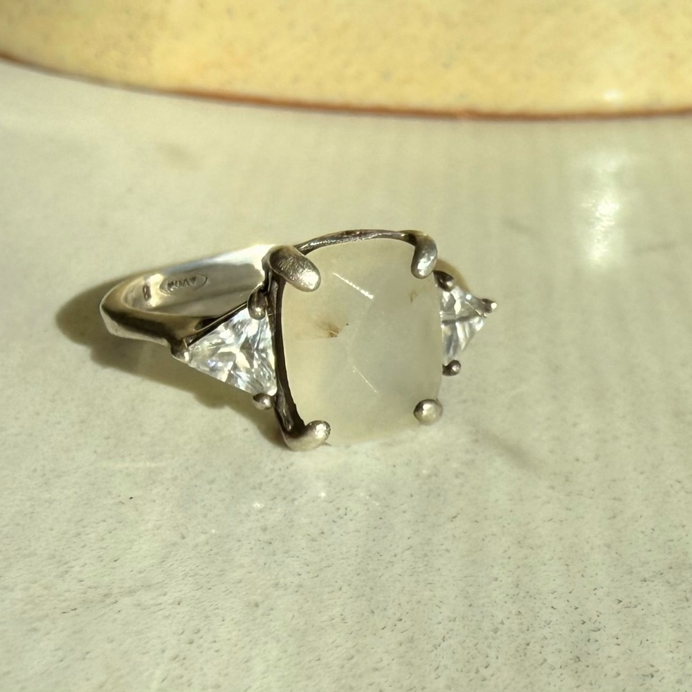 Sterling Silver Moonstone Ring